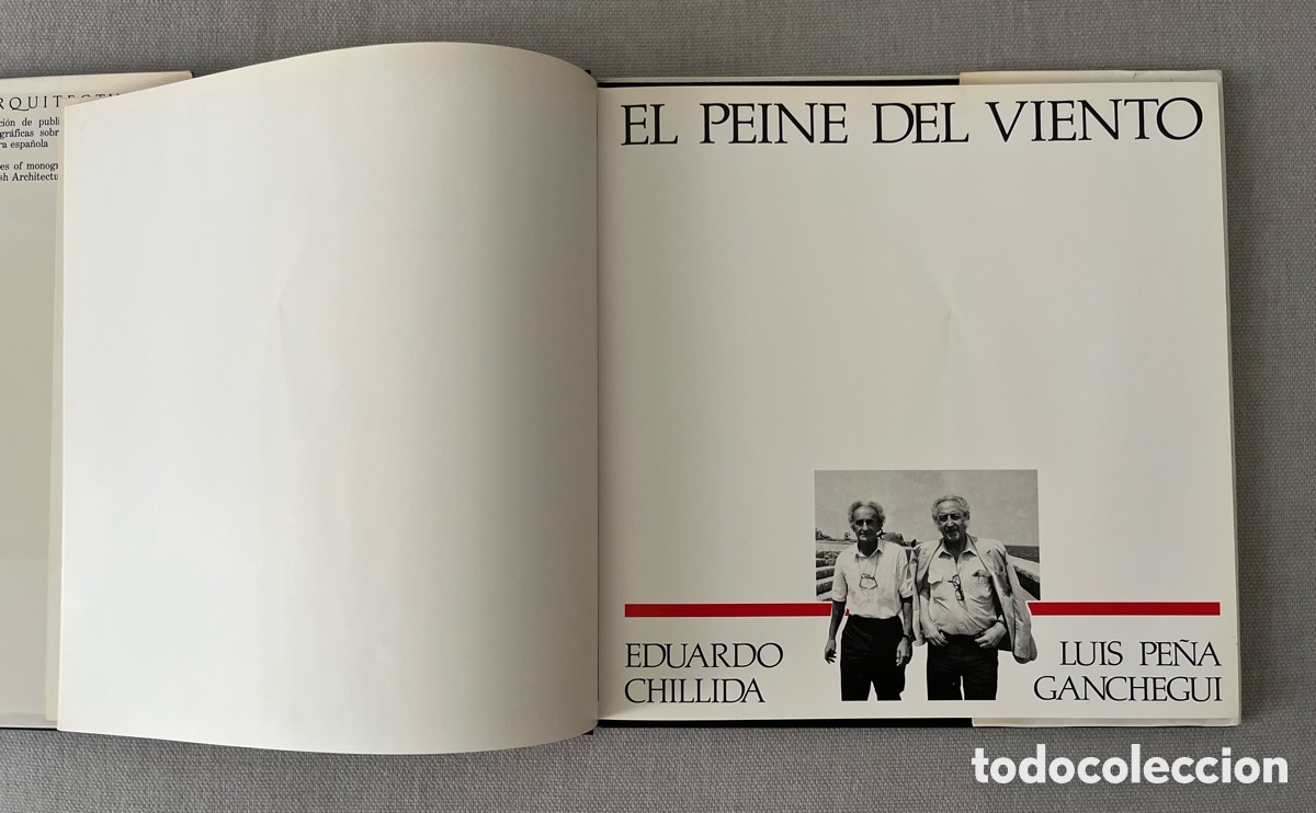 Libros de segunda mano: Libro Chillida - El peine del viento - Arquitecturas - Foto 3