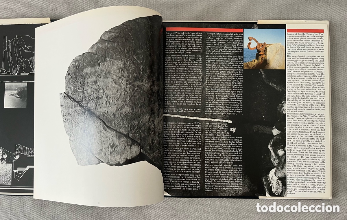 Libros de segunda mano: Libro Chillida - El peine del viento - Arquitecturas - Foto 5