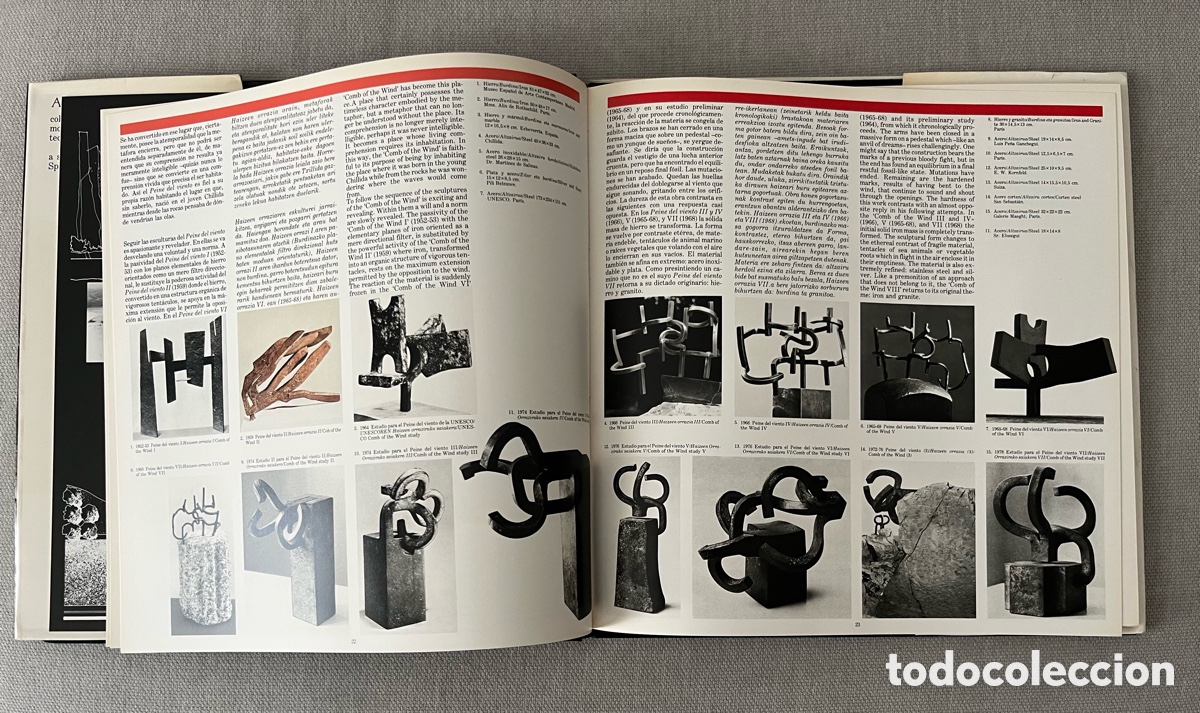 Libros de segunda mano: Libro Chillida - El peine del viento - Arquitecturas - Foto 6