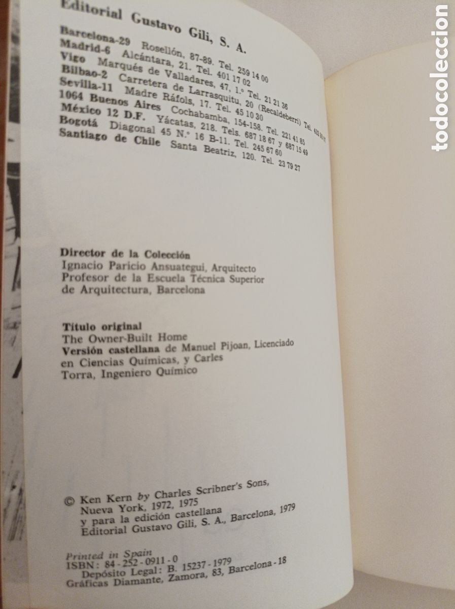 Libros de segunda mano: La Casa Autoconstruida / Ken Kern. - Foto 3