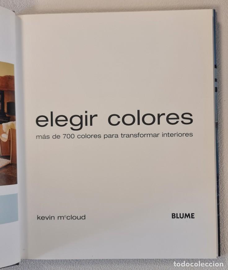 Libros de segunda mano: Elegir colores Blume - Foto 3