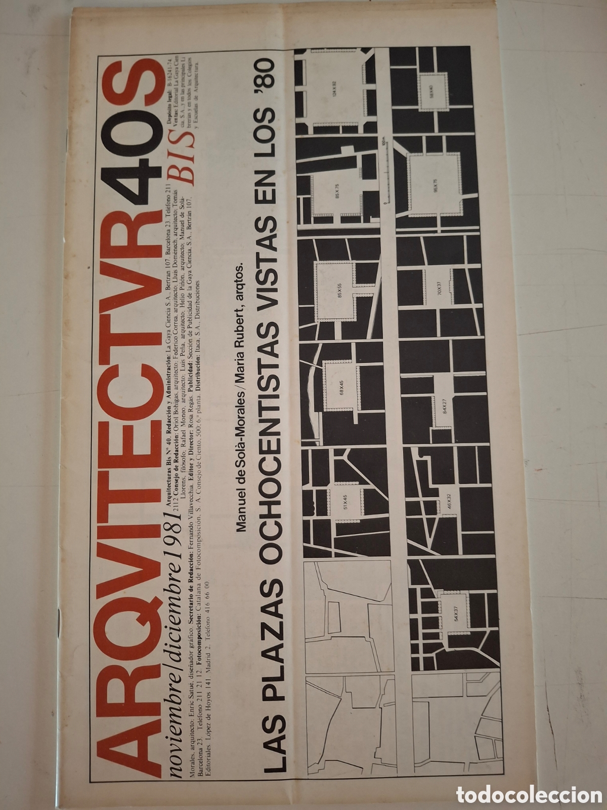 Libros de segunda mano: ARQUITECTURAS BIS N&ordm; 40 - Foto 1