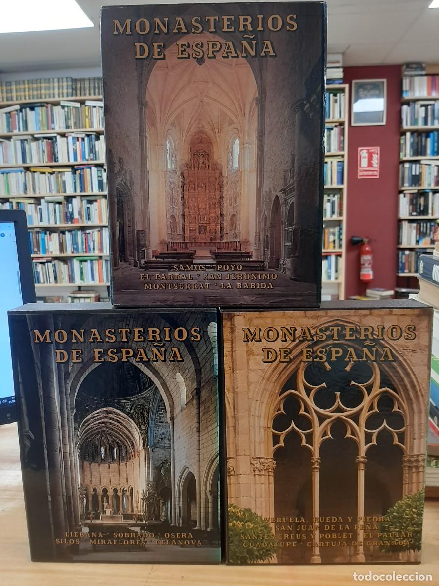 Libros de segunda mano: MONASTERIOS DE ESPA&Ntilde;A - III Tomos - Everest - Foto 2