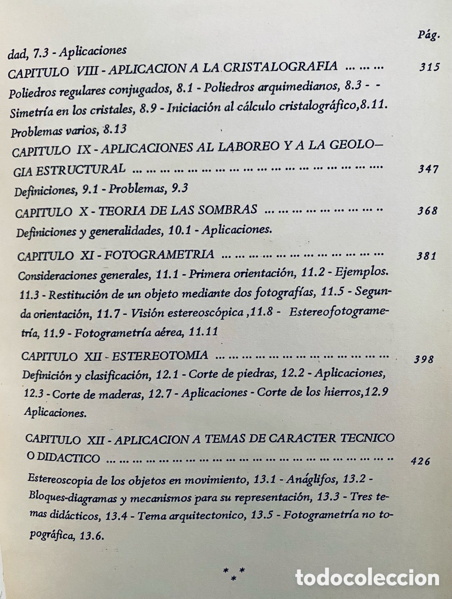 Libros de segunda mano: Geometr&iacute;a Descriptiva. J. P&eacute;rez S&aacute;ez. - Foto 4