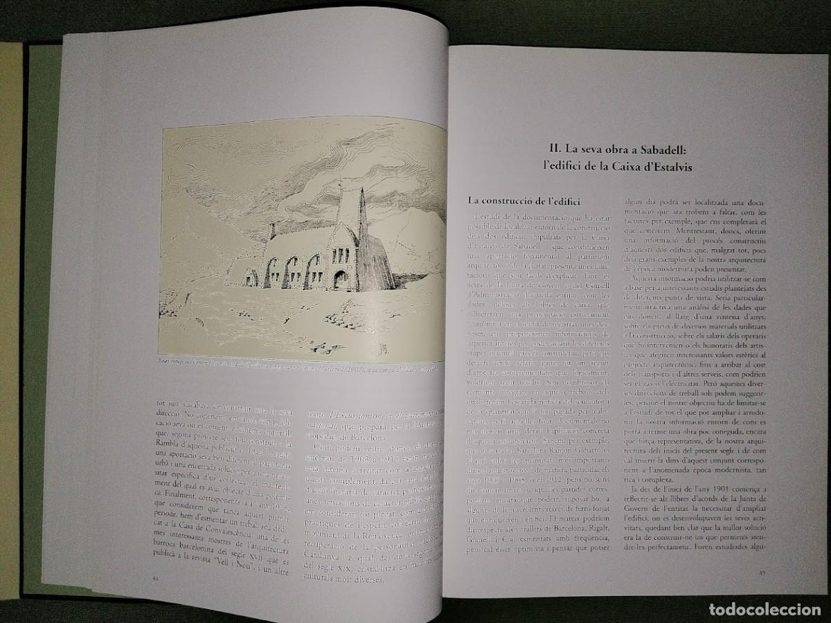 Libros de segunda mano: ELS EDIFICIS DE LA CAIXA DESTALVIS DE SABADELL-SANTIAGO ALCOLEA i GIL - Foto 7