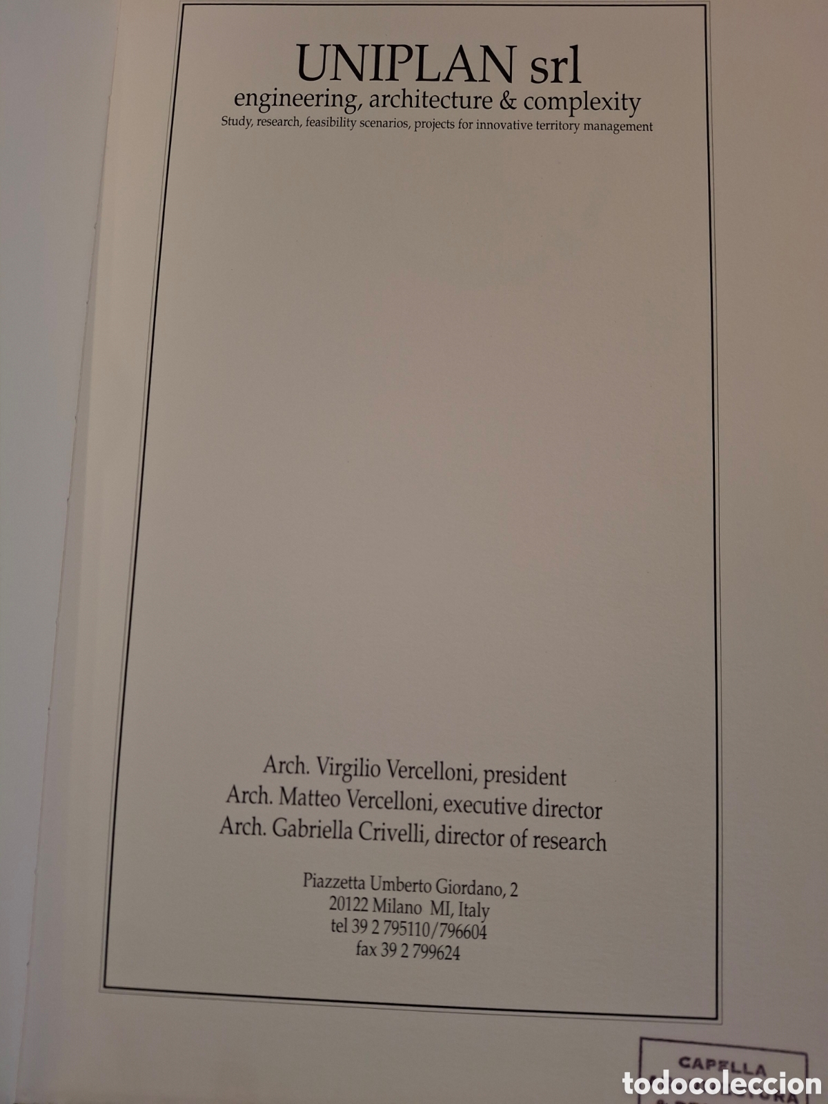 Libros de segunda mano: UNIPLAN, ENGINEERING, ARCHITECTURE & COMPLEXITY, UNIPLAN, 1991 - Foto 3