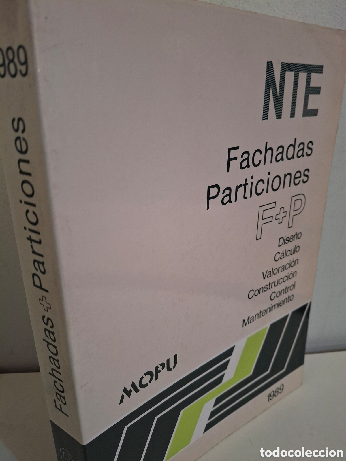 Libros de segunda mano: NTE, NORMAS TECNOLOG&Iacute;A EDIFICACI&Oacute;N, FACHADAS+PARTICIONES, MOPU, 1989 - Foto 1