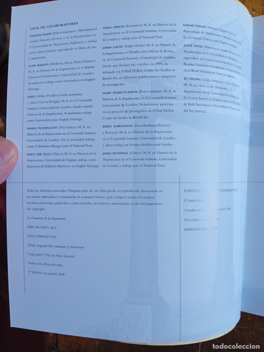 Libros de segunda mano: La gram&aacute;tica de la arquitectura 4 edici&oacute;n 2006 - Foto 3