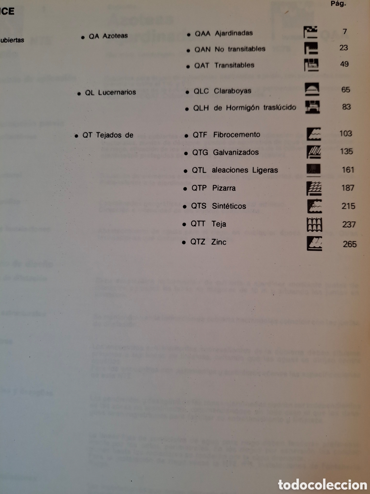 Libros de segunda mano: NTE, NORMAS TECNOLOG&Iacute;A EDIFICACI&Oacute;N, CUBIERTAS, MOPU, 1988 - Foto 2