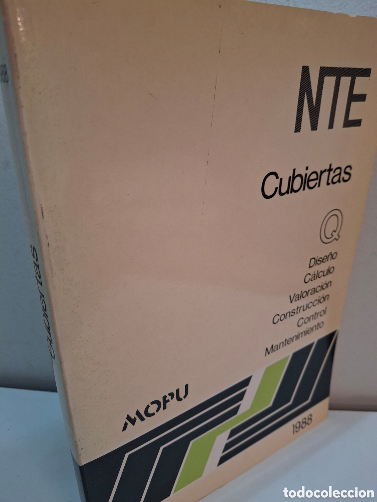 Libros de segunda mano: NTE, NORMAS TECNOLOG&Iacute;A EDIFICACI&Oacute;N, CUBIERTAS, MOPU, 1988 - Foto 1