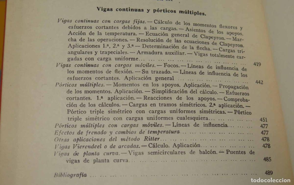 Libros de segunda mano: CALCULO ELEMENTAL Y EJECUCI&Oacute;N DE LAS OBRAS DE HORMIGON ARMADO - Foto 7