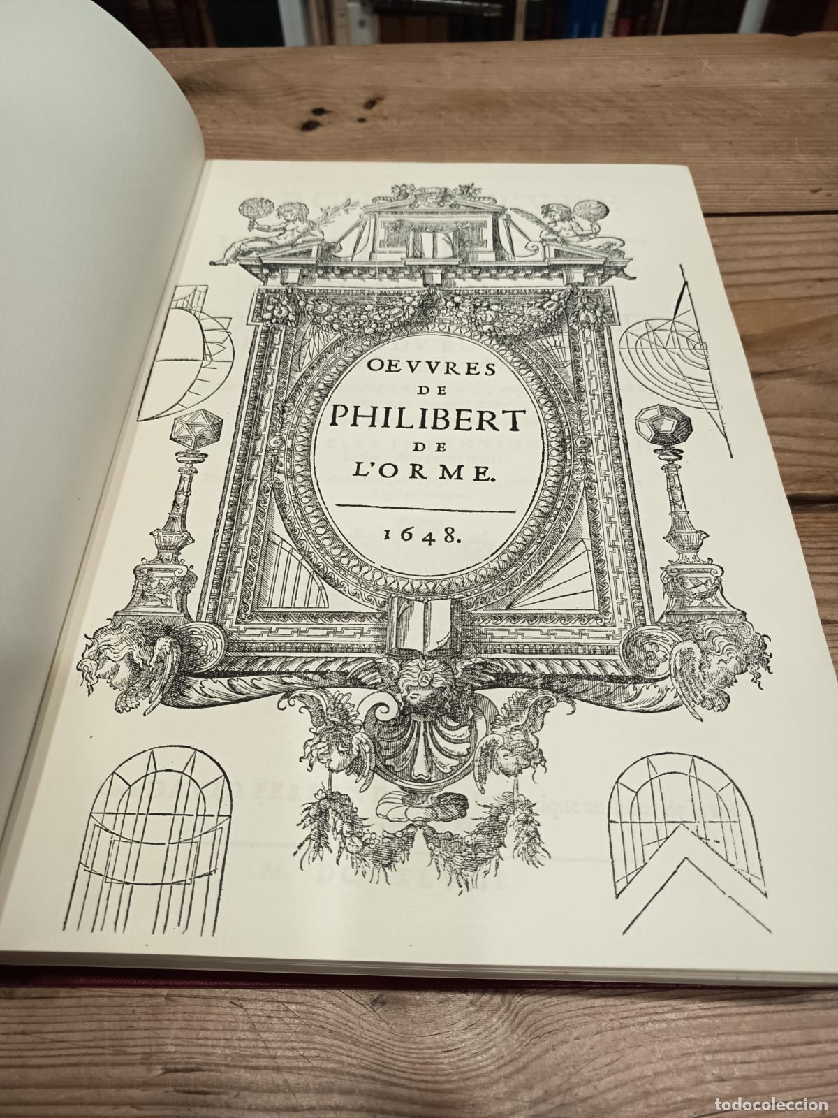 Libros de segunda mano: 1964 - Architecture de Philibert de L&acute;Orme. Edici&oacute;n Facs&iacute;mil - Foto 2
