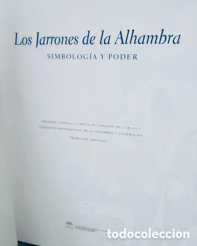 Libros de segunda mano: Los jarrones de la Alhambra. Simbolog&iacute;a y poder. - Foto 3