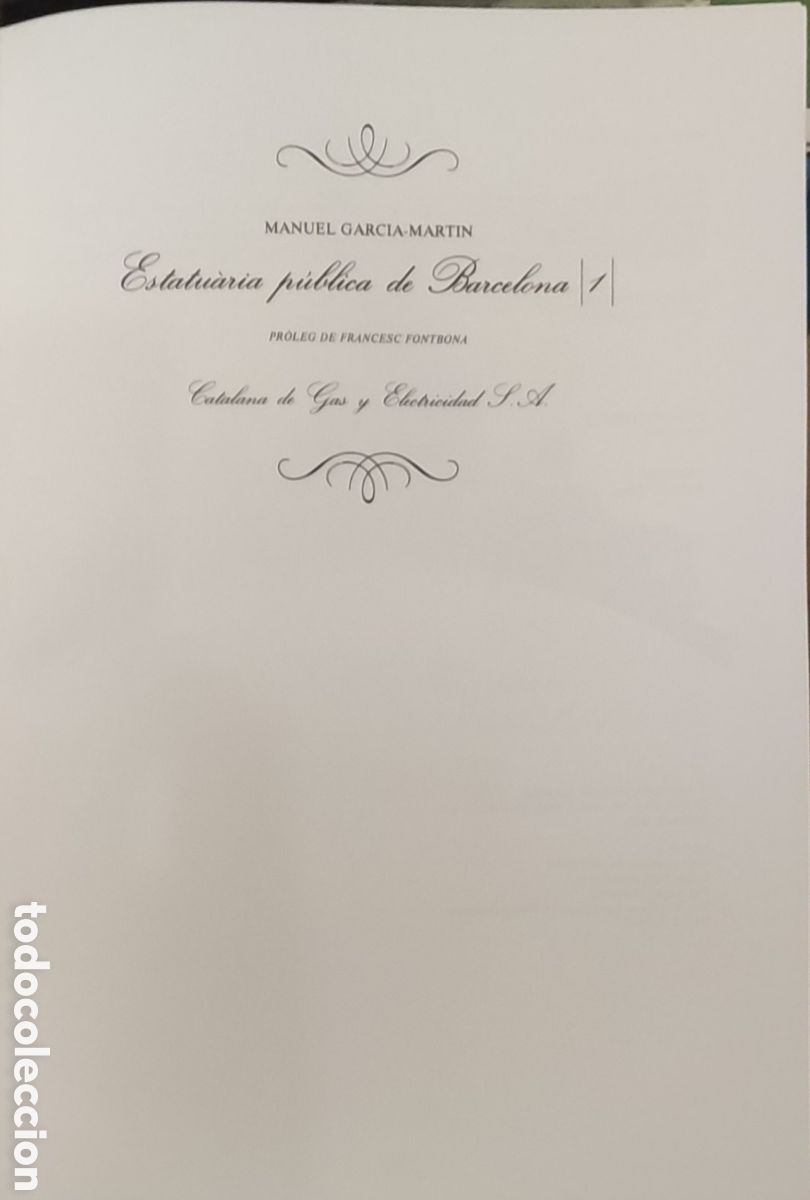 Libros de segunda mano: ESTATUARIA PUBLICA DE BARCELONA - Foto 2
