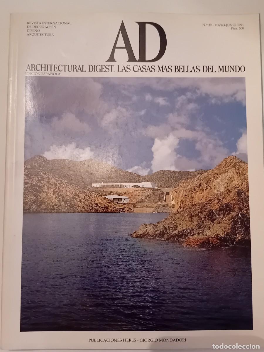Libros de segunda mano: AD ARCHITECTURAL DIGEST N&ordm; 39. MAYO JUNIO 1991 - Foto 1