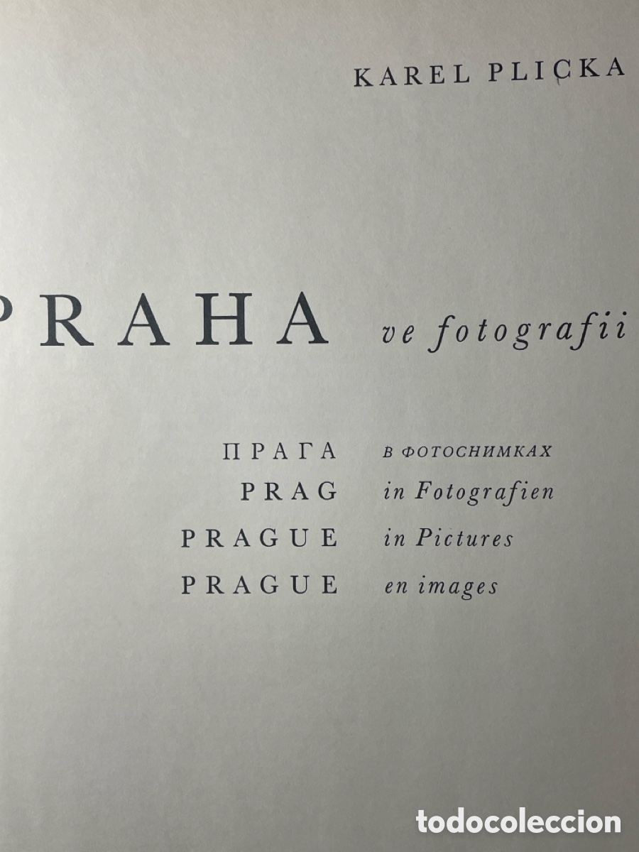 Libros de segunda mano: PRAGA EN IMAGENES. KAREL PLICKA. - Foto 4