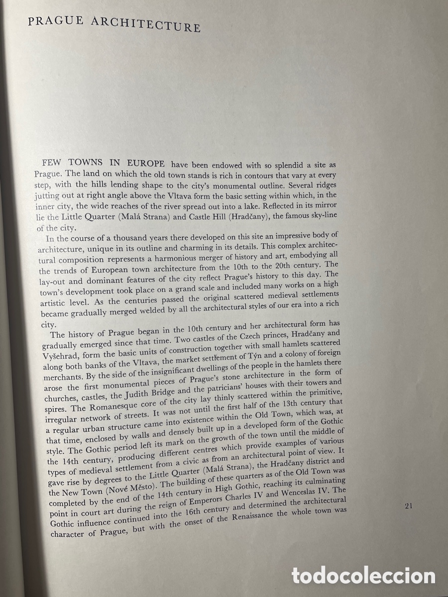 Libros de segunda mano: PRAGA EN IMAGENES. KAREL PLICKA. - Foto 5