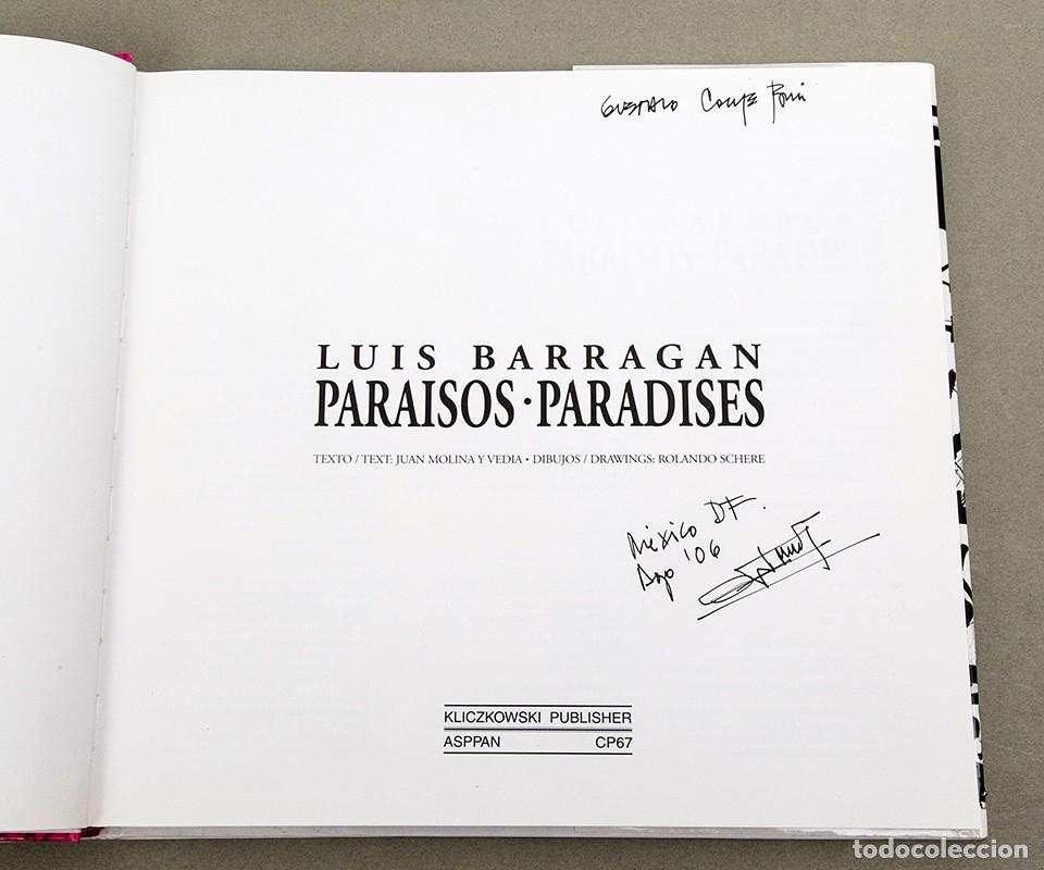 Libros de segunda mano: Luis Barrag&aacute;n - Paraisos / Paradises - 2001 - Foto 4