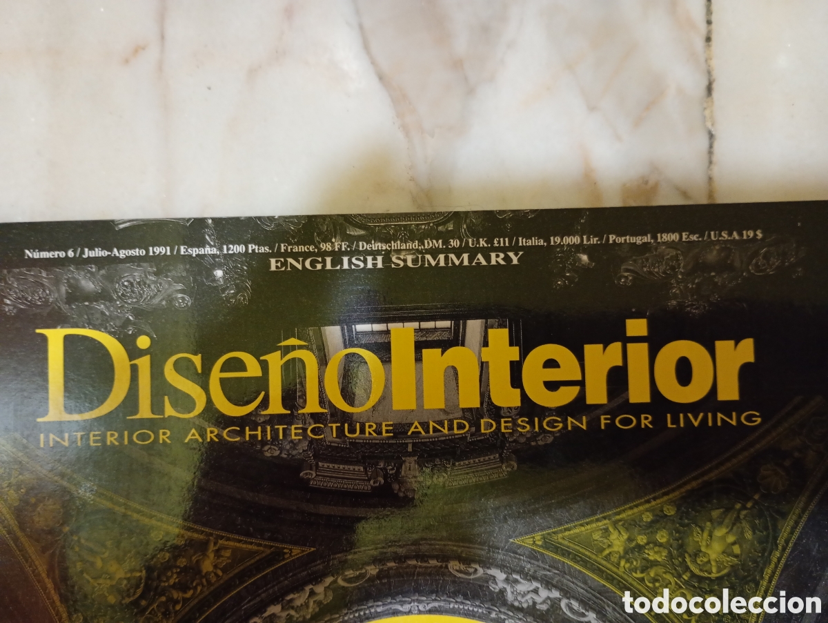 Libros de segunda mano: Dise&ntilde;o interiores. N&uacute;mero 6. A&ntilde;o 1991 - Foto 2