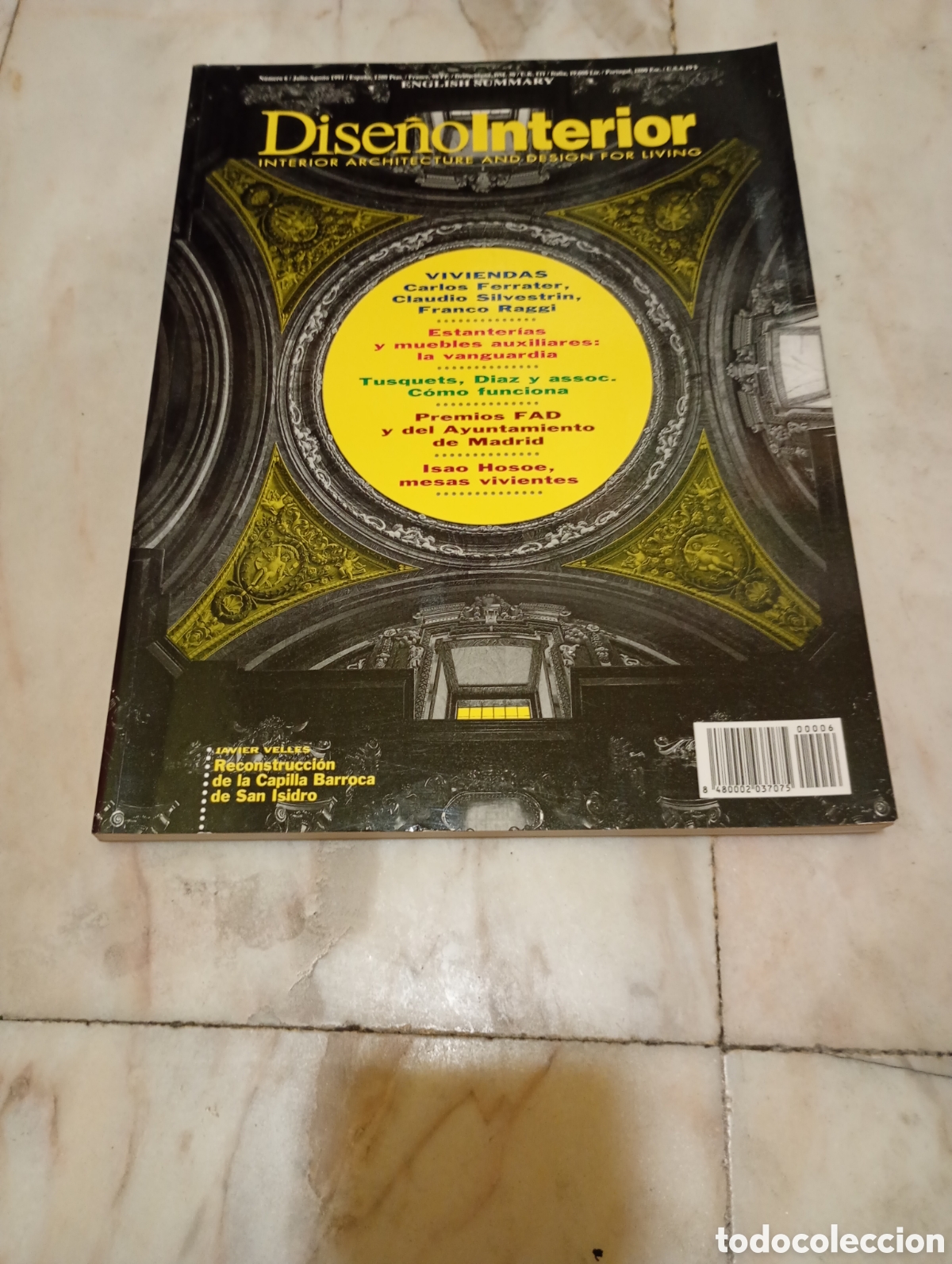 Libros de segunda mano: Dise&ntilde;o interiores. N&uacute;mero 6. A&ntilde;o 1991 - Foto 3
