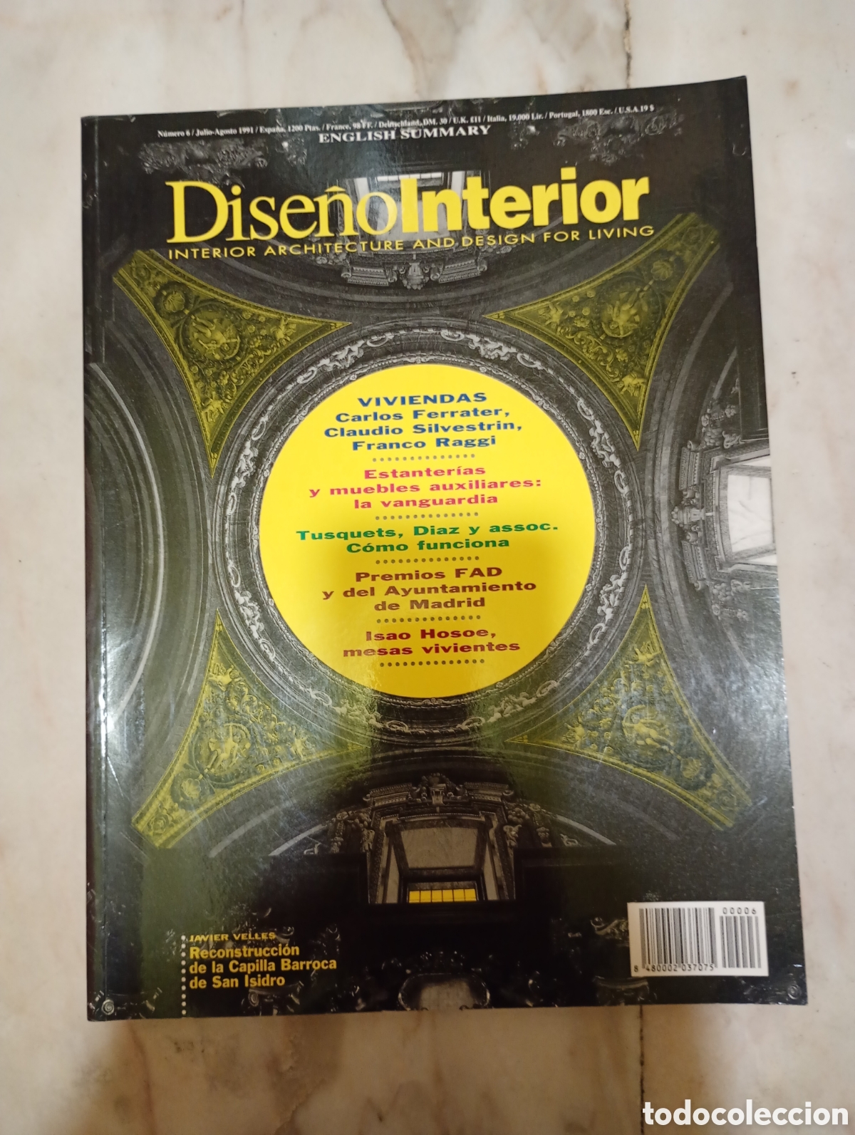 Libros de segunda mano: Dise&ntilde;o interiores. N&uacute;mero 6. A&ntilde;o 1991 - Foto 1