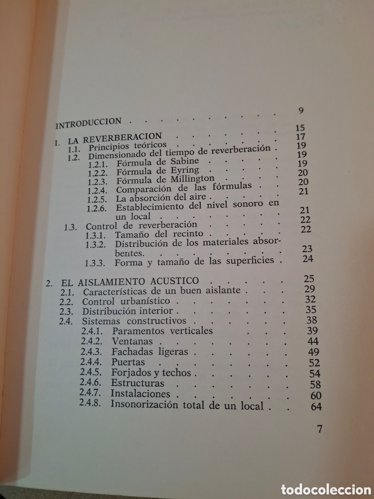 Libros de segunda mano: MANUALES DE ARQUITECTURA N&ordm; 14: CONTROL ACUSTICO EN LOS EDIFICIOS, COAC, 1974 - Foto 2