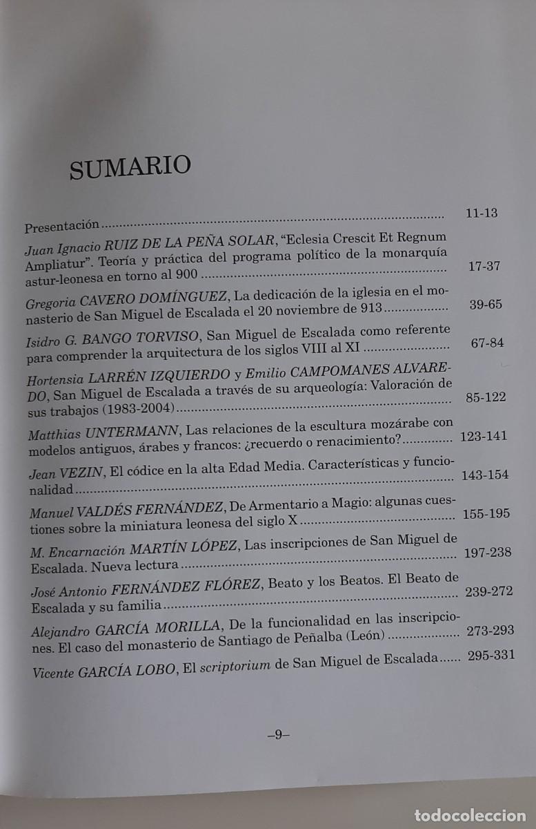 Libros de segunda mano: San Miguel de Escalada (913&ndash;2013) - Foto 2