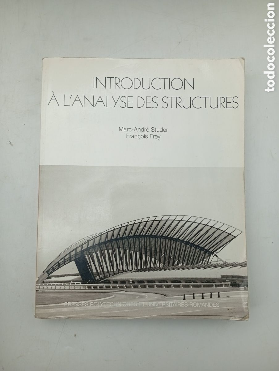 Libros de segunda mano: Introduction a l'analyse des structures Arquitectura