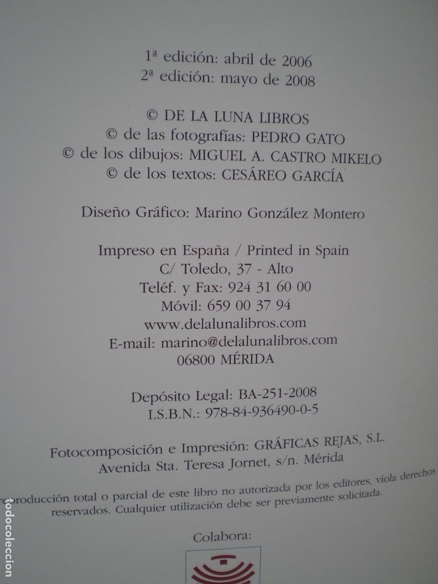 Libros de segunda mano: PLAZAS DE EXTREMADURA. DE LA LUNA LIBROS. - Foto 5