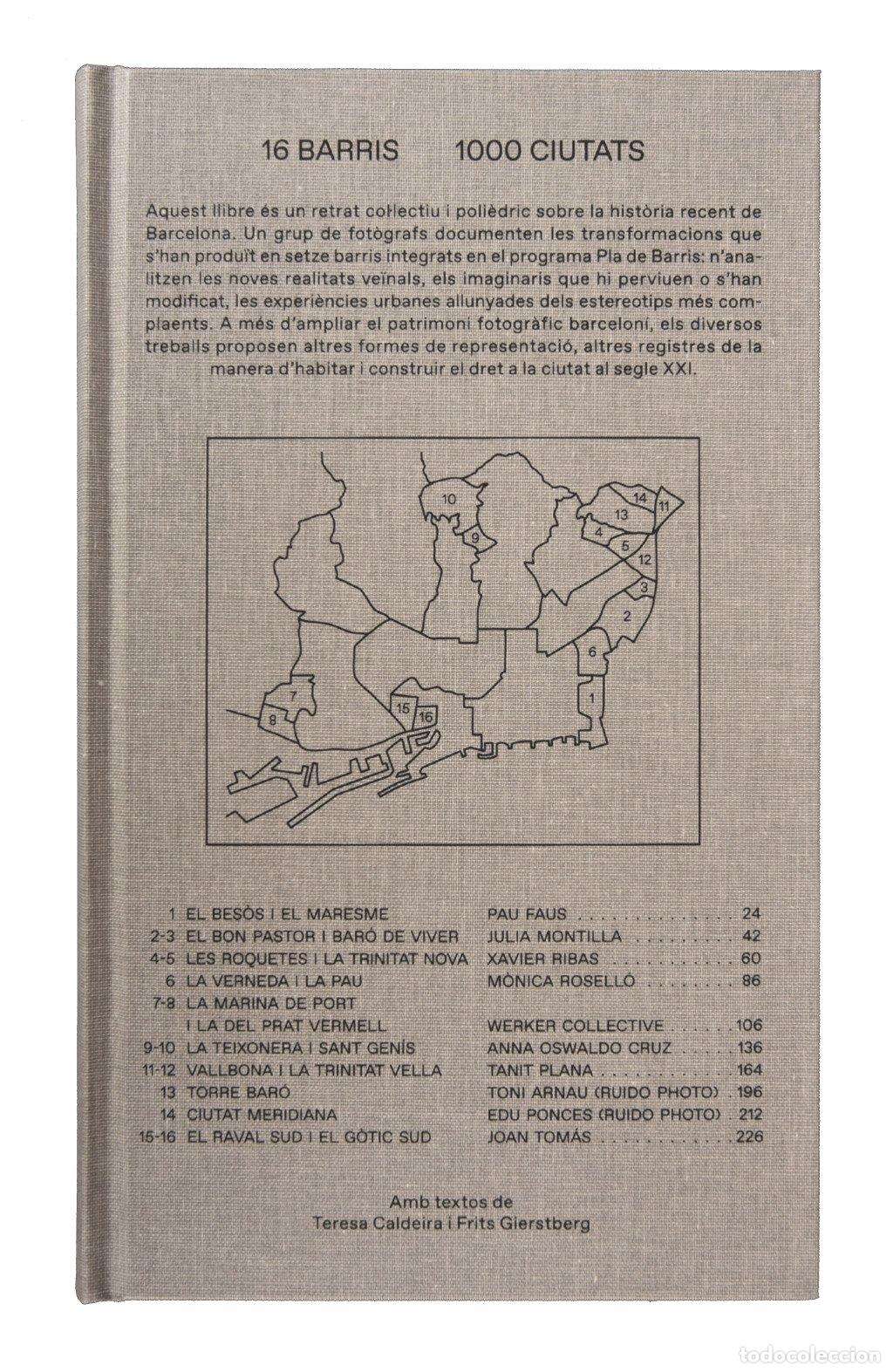 Libros de segunda mano: 16 barris 1000 ciutats - Teresa Caldeira - Ajuntament de Barcelona - Barcelona Present i futur