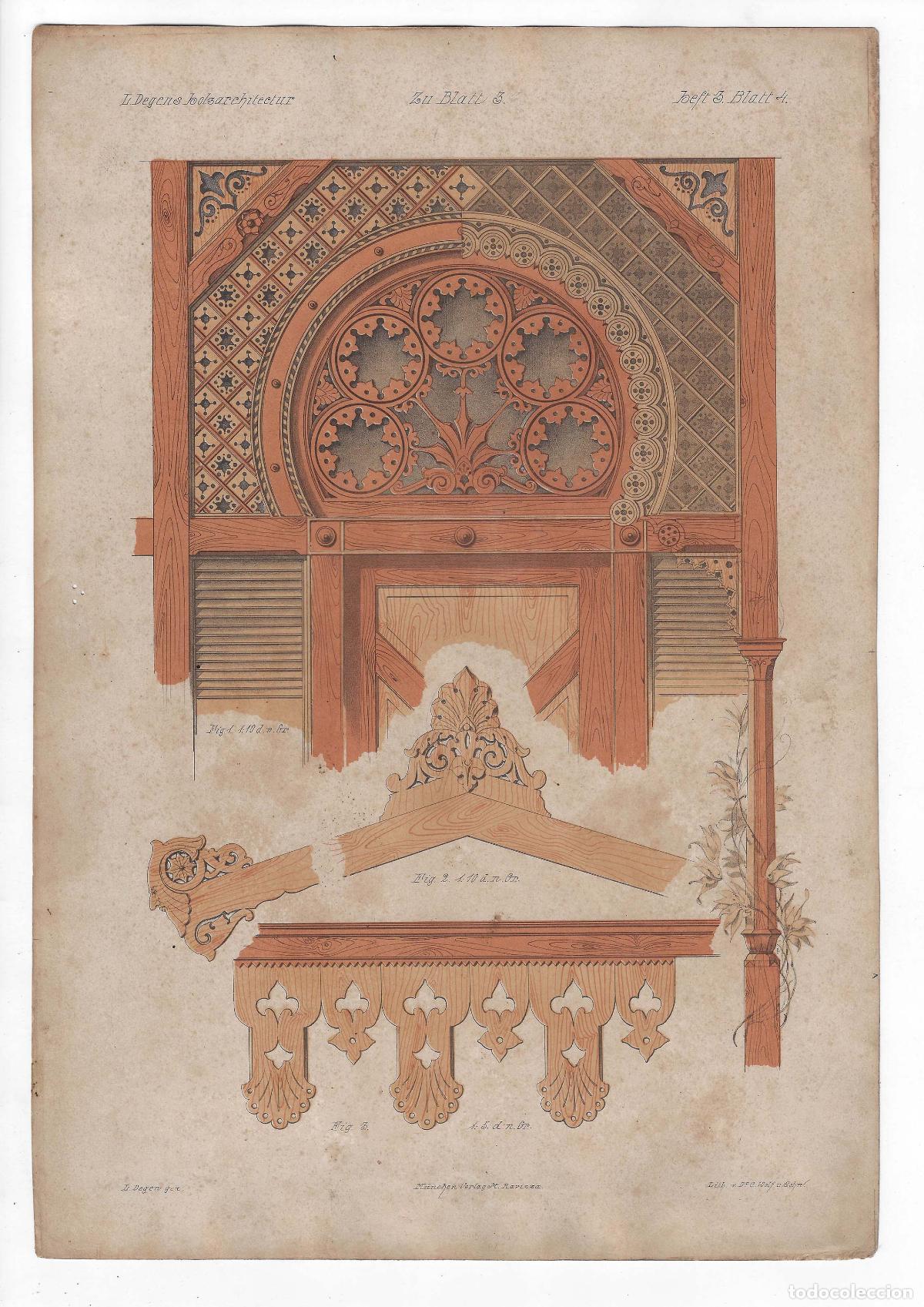 Gebrauchte B&uuml;cher: CONSTRUCTIONS ON BOIS Heft III L&Aacute;M 4. Maison de campagne construite sur une hauteur (Louis Degen). L