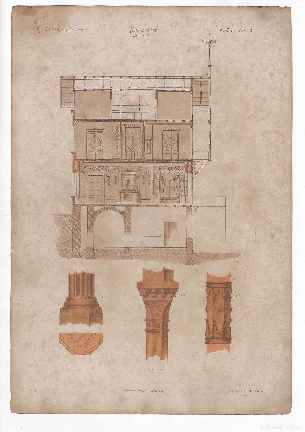 Gebrauchte B&uuml;cher: CONSTRUCTIONS ON BOIS Heft I L&Aacute;M 4. Maison de campagne construite sur une hauteur (Louis Degen). LIT