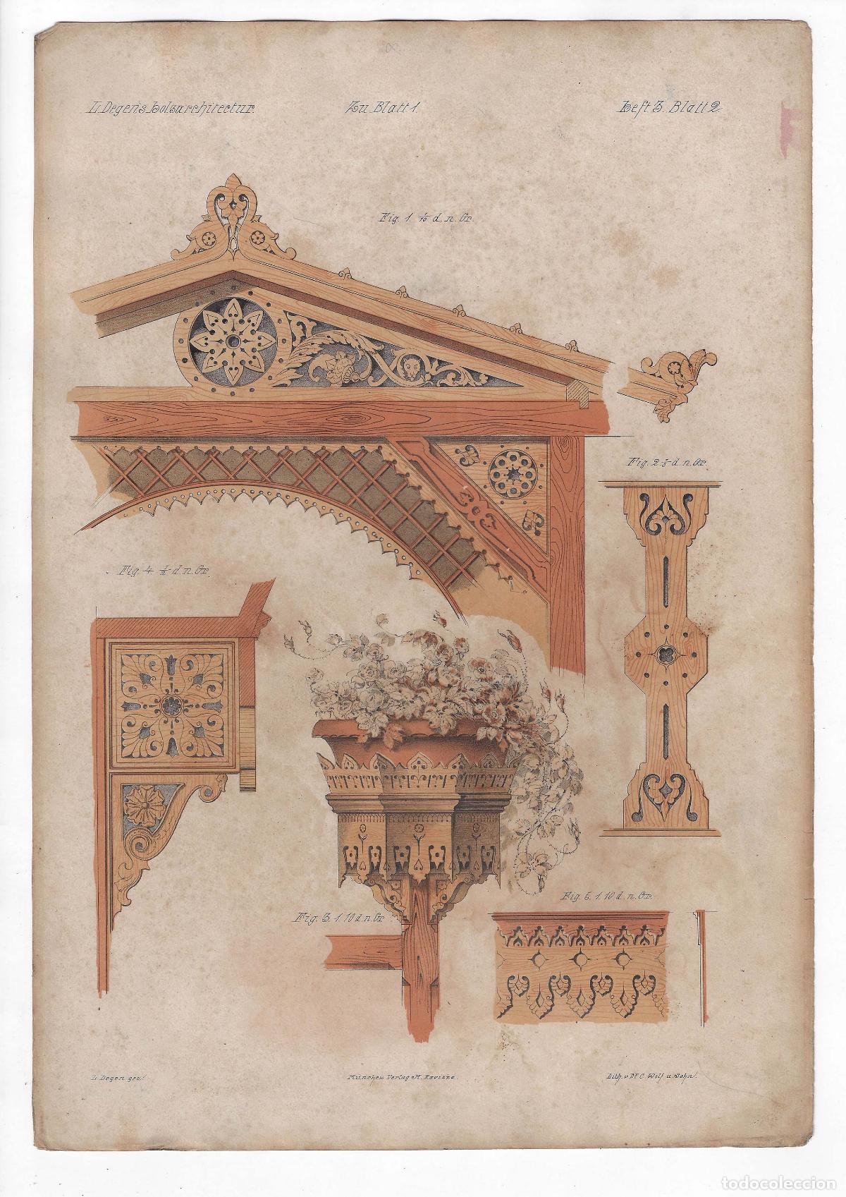 Gebrauchte B&uuml;cher: CONSTRUCTIONS ON BOIS Heft III L&Aacute;M 2. Maison de campagne construite sur une hauteur (Louis Degen). L