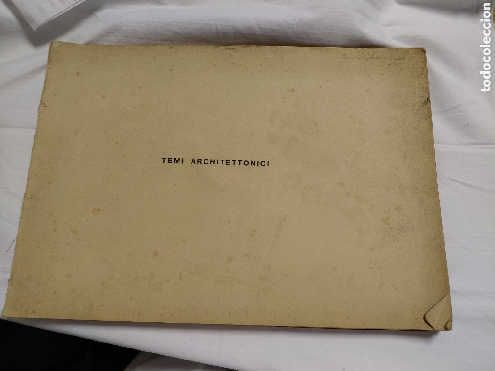 Libros de segunda mano: TEMI ARCHITETTONICI 500 SCHIZZI 80 TAVOLE TOMMASO GNONE EDITORE ULRICO 1946