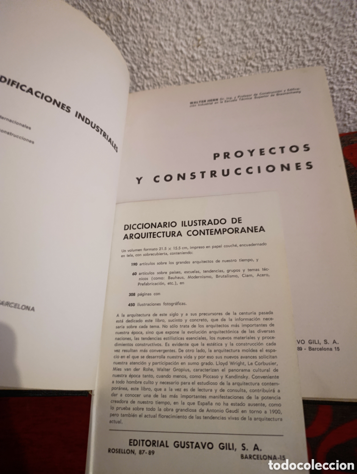 Libros de segunda mano: Libro Edificaciones Industriales - Walter Henn - Gustavo Gili (1966) - Foto 3