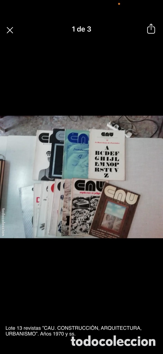 Libros de segunda mano: Revista de CAU Construccion