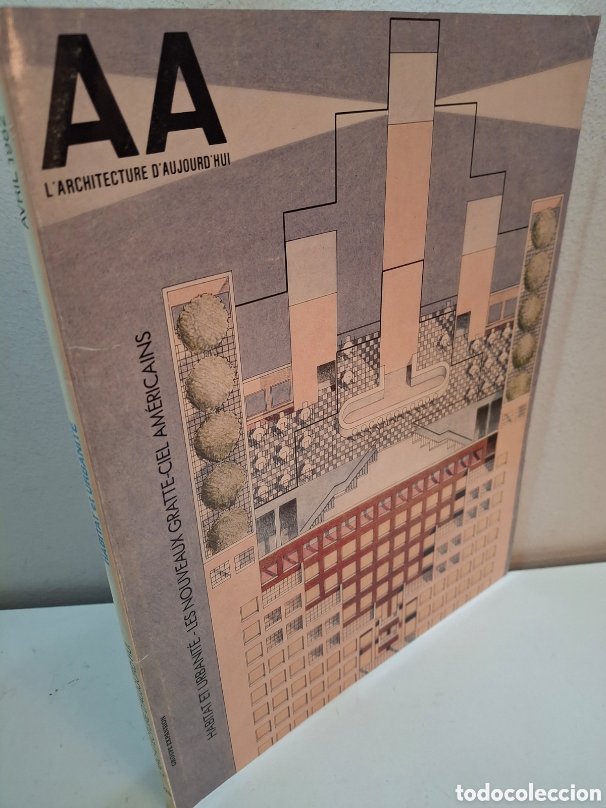 Libros de segunda mano: L'ARCHITECTURE D'AUJOURD'HUI, N&deg; 220, HABITAT ET URBANITE, LES NOVEAUX GRATTE-CIEL AMERICAINS, 1982