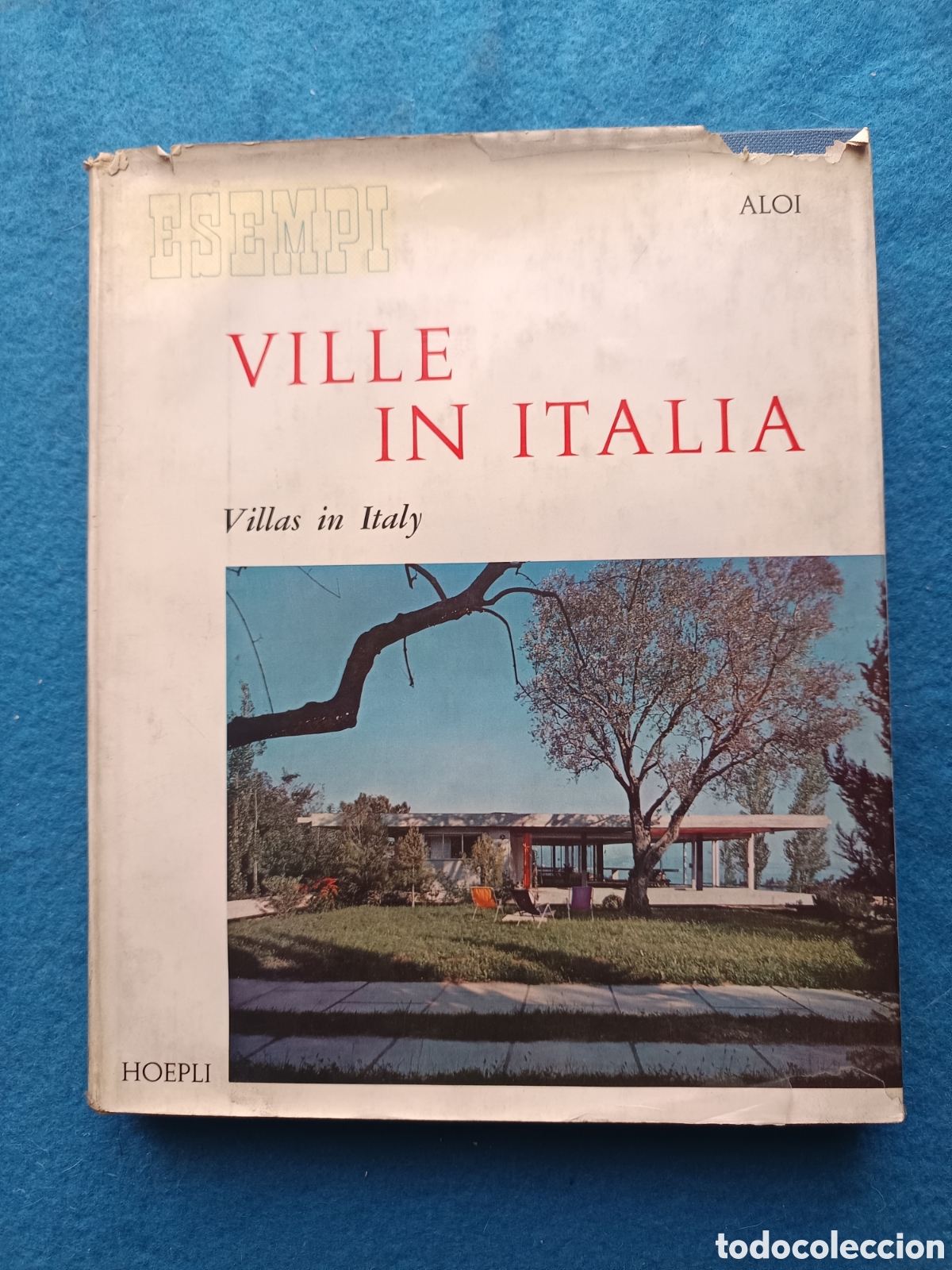 Libros de segunda mano: Aloi Roberto VILLE IN ITALIA Ulrico Hoepli 1960