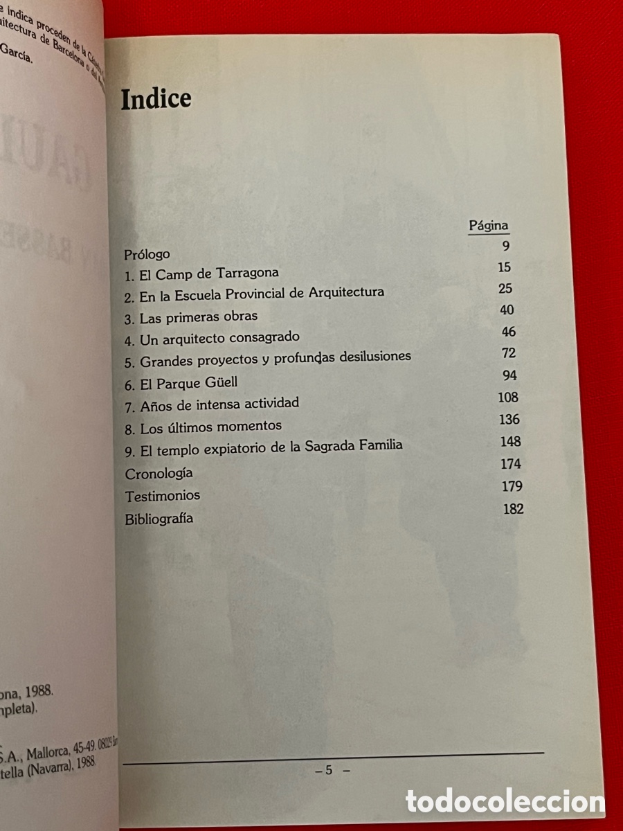 Libros de segunda mano: Libro Gaud&iacute; - Joan Bassegoda - Foto 4
