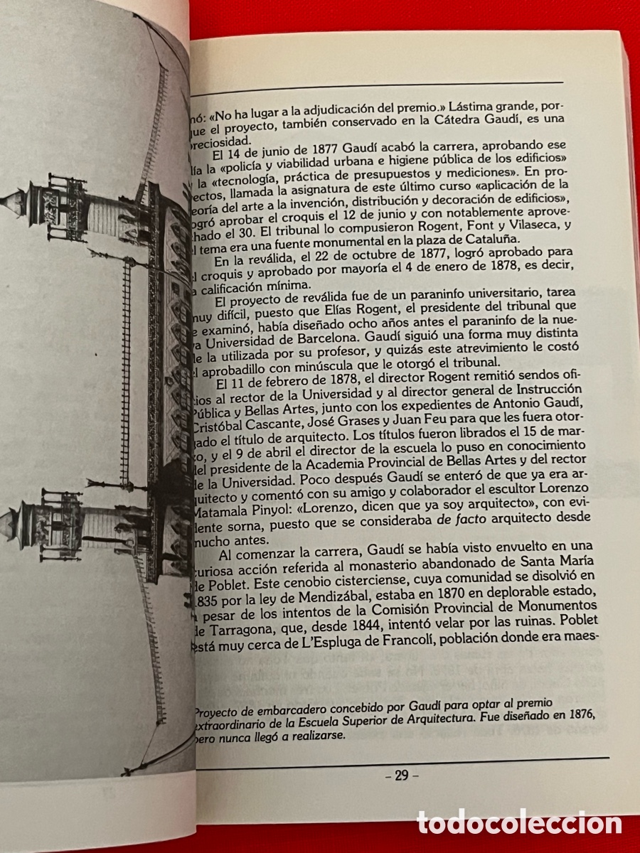 Libros de segunda mano: Libro Gaud&iacute; - Joan Bassegoda - Foto 5