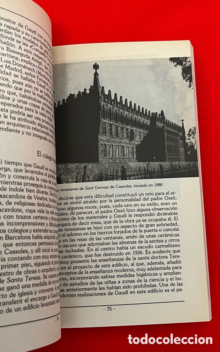 Libros de segunda mano: Libro Gaud&iacute; - Joan Bassegoda - Foto 7