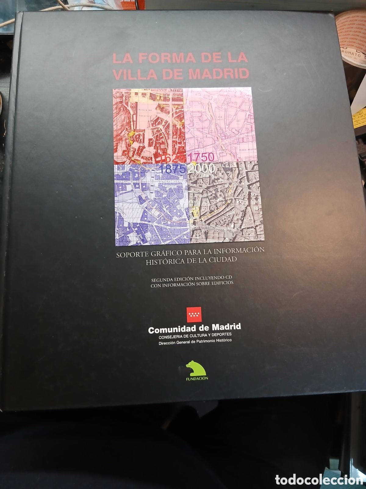 Libros de segunda mano: LA FORMA DE LA VILLA DE MADRID SOPORTE GRAFICO PARA LA INFORMACI&Oacute;N HIST&Oacute;RICA DE LA CIUDAD