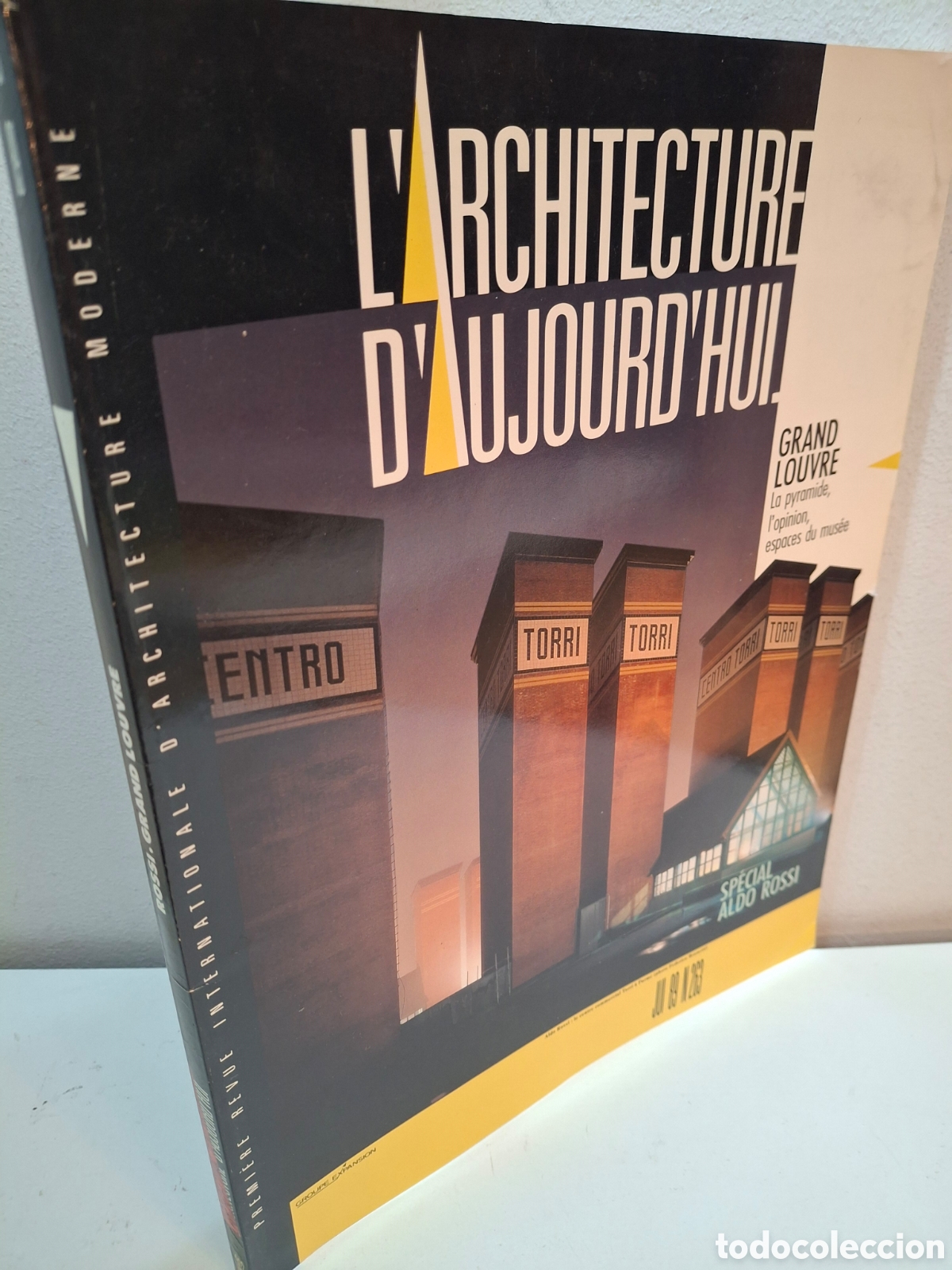 Libros de segunda mano: AA: L&acute;ARCHITECTURE D&acute;AUJOURD&acute;HUI, N&ordm; 263, JUIN 1989, SPECIAL ALDO ROSSI-GRAND LOUVRE