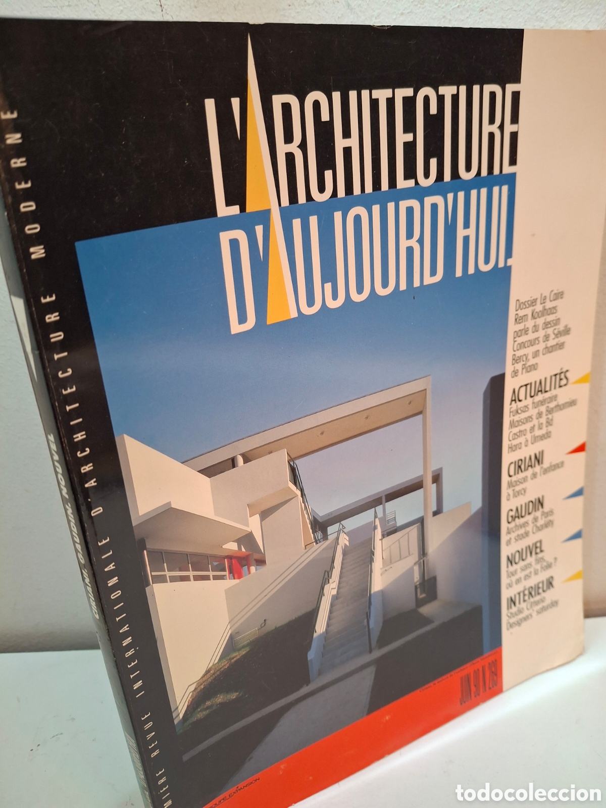 Libros de segunda mano: AA: L&acute;ARCHITECTURE D&acute;AUJOURD&acute;HUI, N&ordm; 269, JUIN 1990, CIRIANI-GAUDIN-NOUVEL