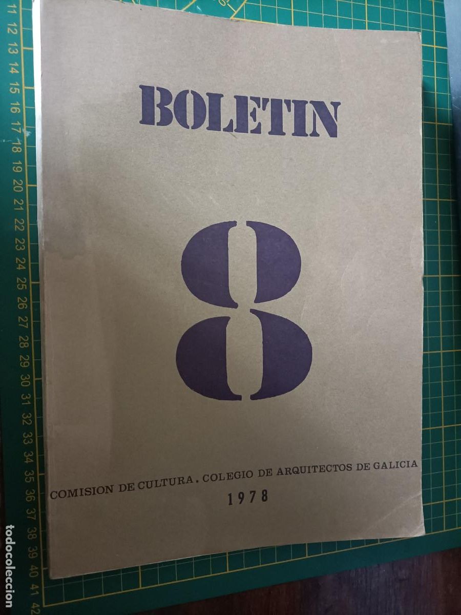 Libros de segunda mano: COLEGIO DE ARQUITECTOS DE GALICIA. COMISI&Oacute;N DE CULTURA. BOLET&Iacute;N 8. 1978