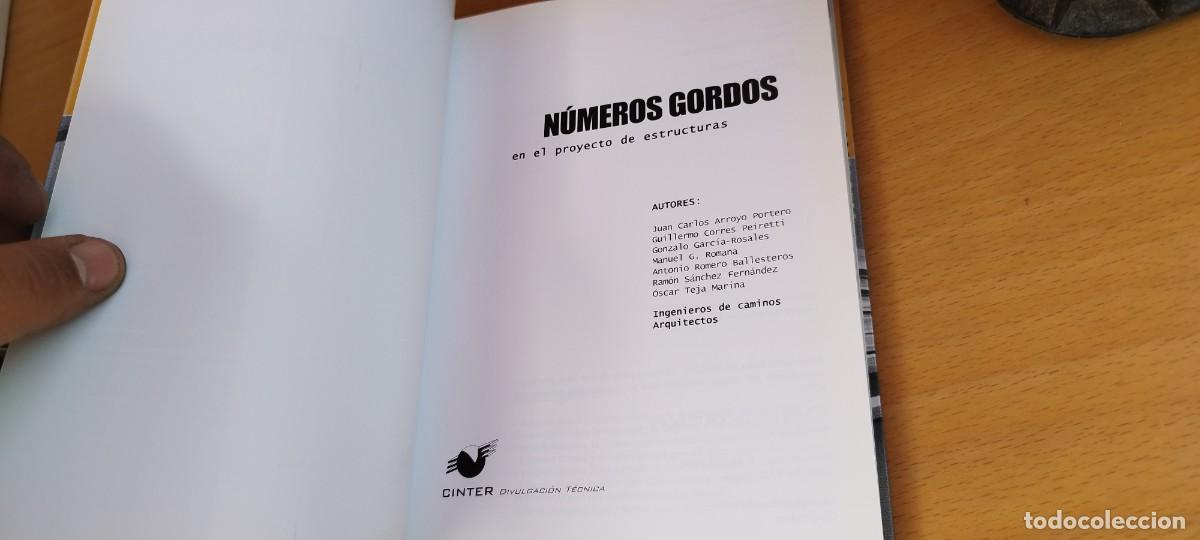 Libros de segunda mano: NUMEROS GORDOS EN EL PROYECTO DE ESTRUCTURAS / KARA32 / VVAA CINTER - Foto 4