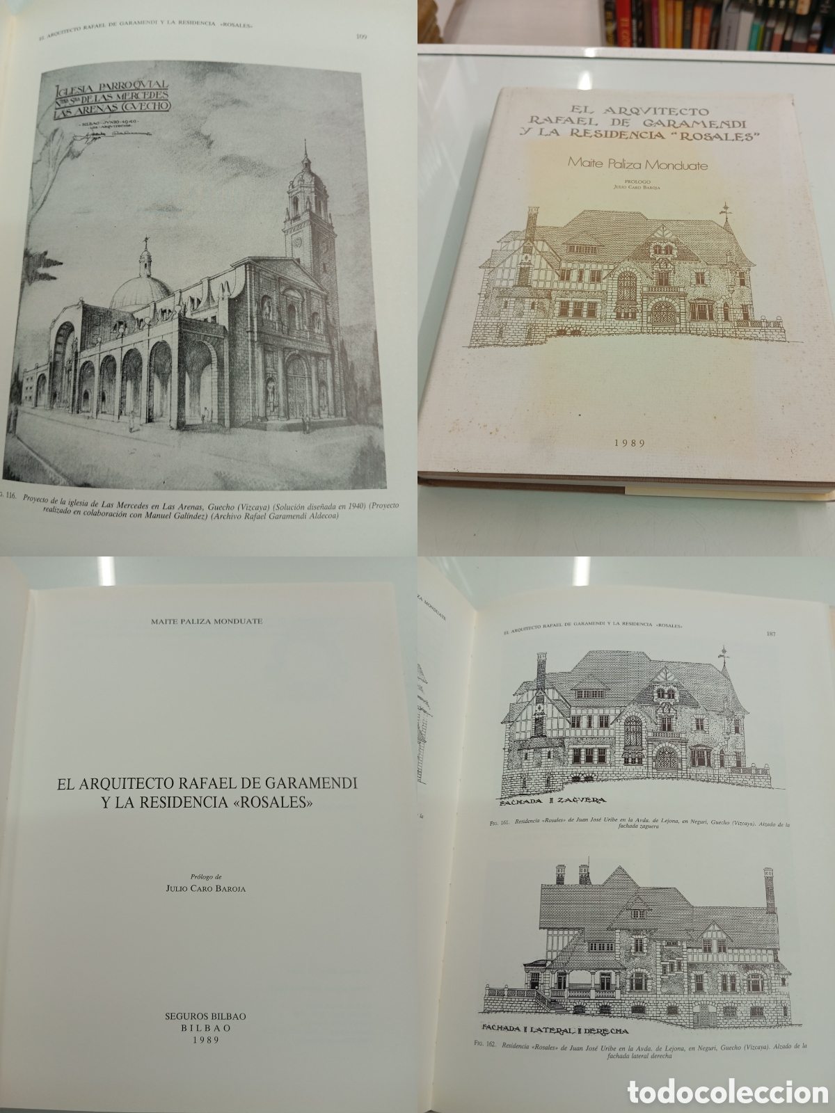 Libros de segunda mano: EL ARQUITECTO RAFAEL DE GARAMENDI Y LA RESIDENCIA ROSALES M. PALIZA MONDUATE VIZCAYA NEGURI GETXO