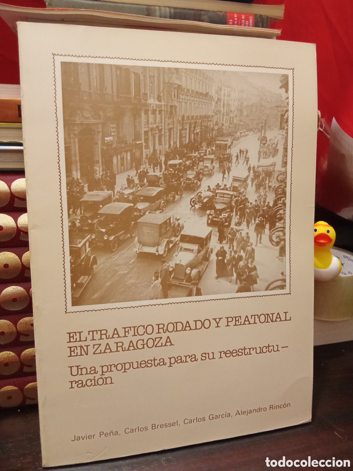 Libros de segunda mano: EL TR&Aacute;FICO RODADO Y PEATONAL EN ZARAGOZA - Una propuesta para su restructuraci&oacute;n