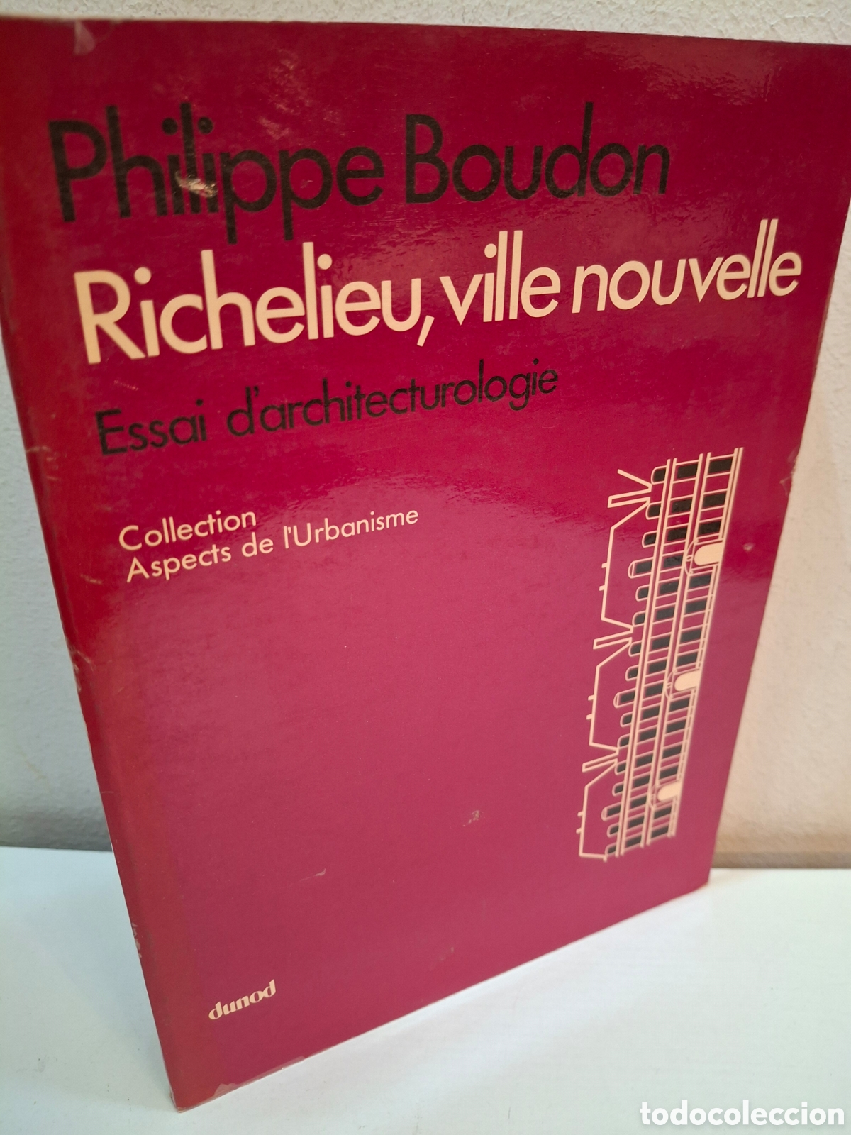Libros de segunda mano: RICHELIEU, VILLE NOUVELLE, ESSAI D&acute;ARCHITECTUROLOGIE, PHILIPPE BOUDON, DUNOD, 1978
