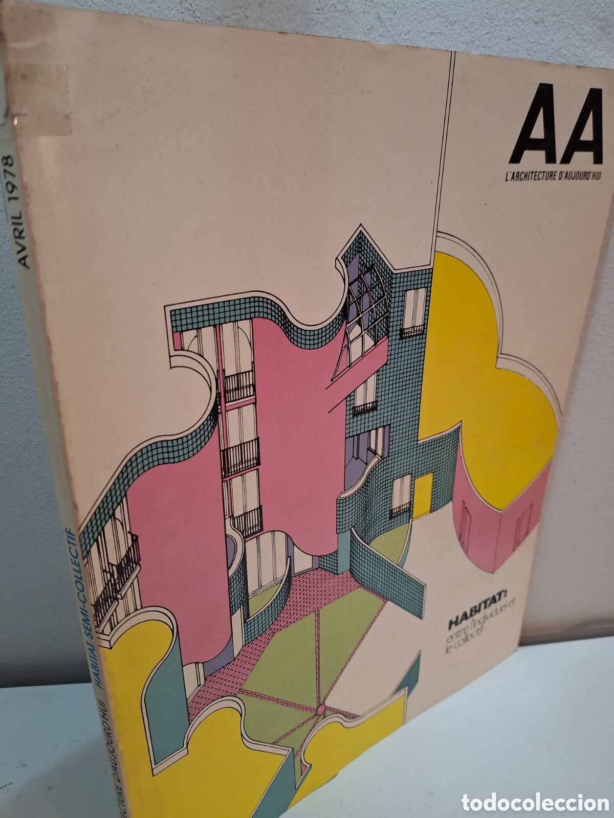 Libros de segunda mano: AA: L&acute;ARCHITECTURE D&acute;AUJOURD&acute;HUI, N&ordm; 196, AVRIL 1978, HABITAT: ENTRE L&acute;INDIVIDUEL ET LE COLLECTIF